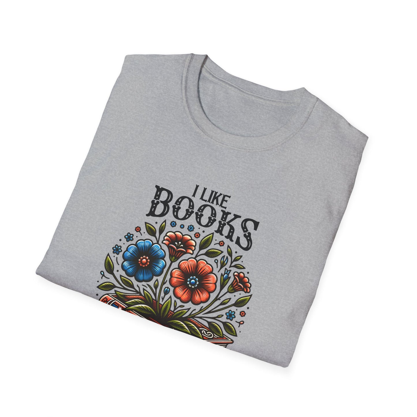 Books More Than People Unisex Graphic T-Shirt