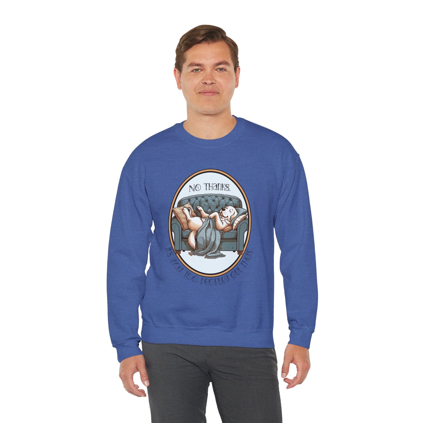 No Thanks Unisex Crewneck Sweatshirt