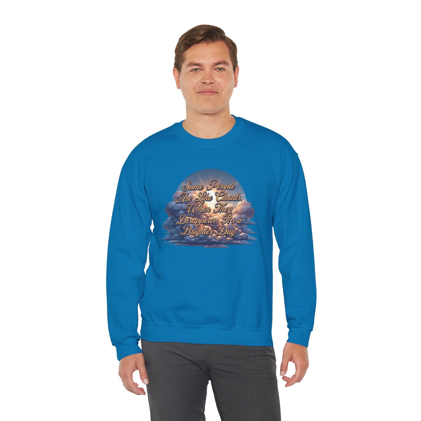 Cloudy People Unisex Crewneck Sweatshirt