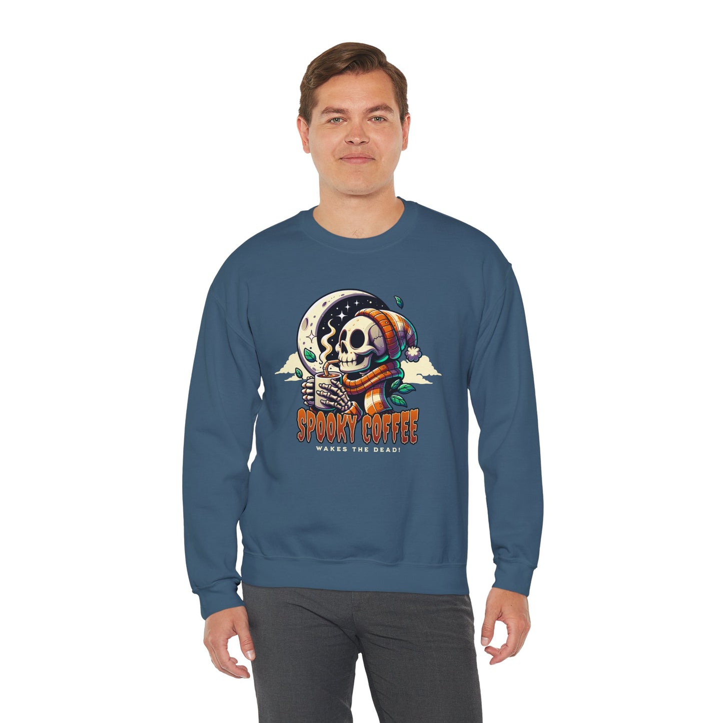Spooky Coffee Crewneck Sweatshirt
