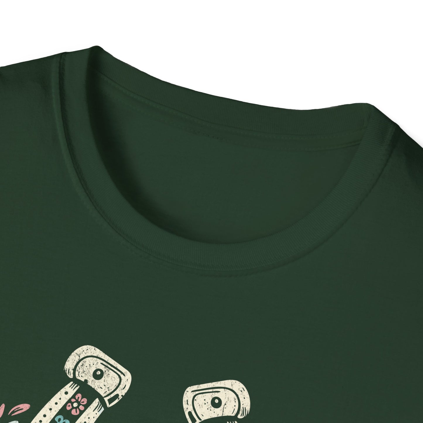 Wild and Free Horseshoe Floral Unisex Graphic T-Shirt