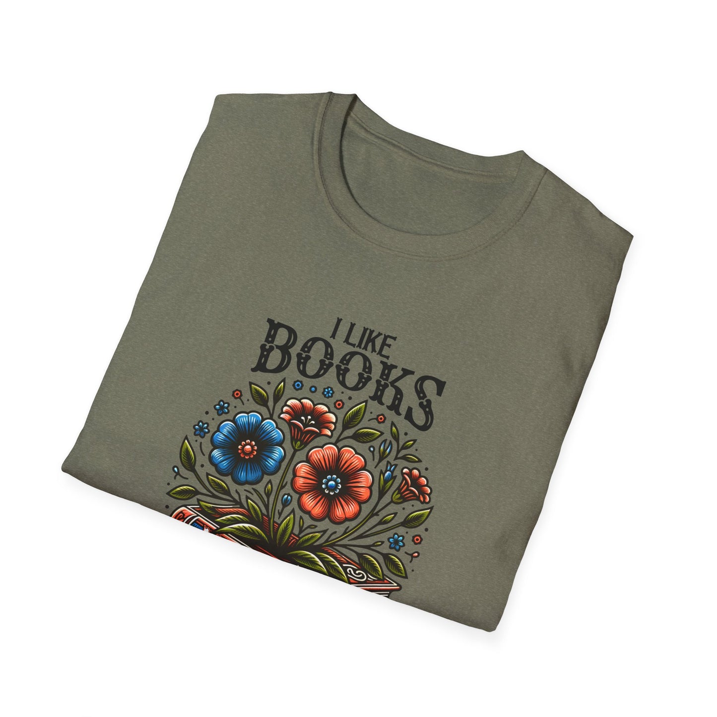 Books More Than People Unisex Graphic T-Shirt
