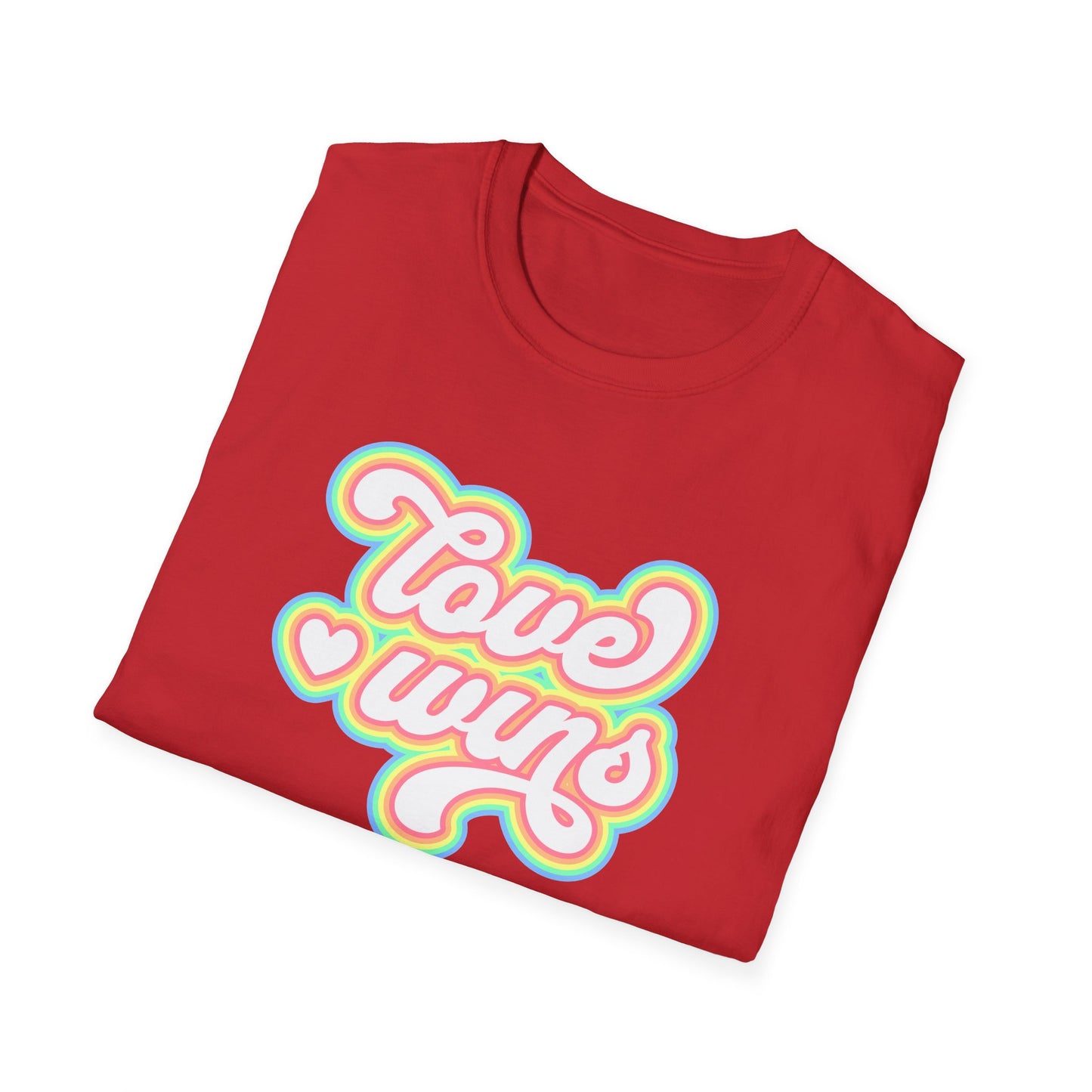 Love Wins Unisex Graphic T-Shirt