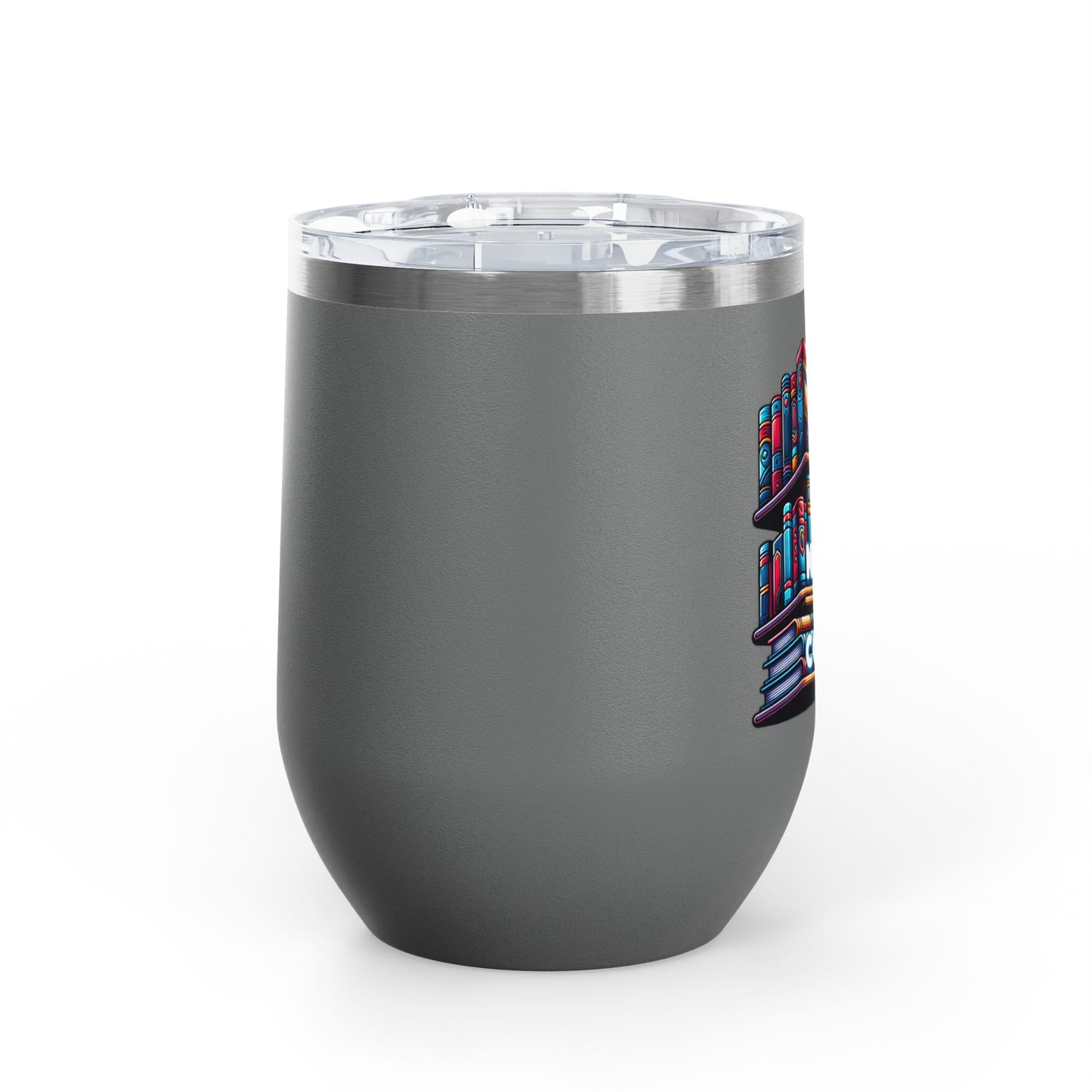 No Shelf Control 12oz Insulated Wine Tumbler