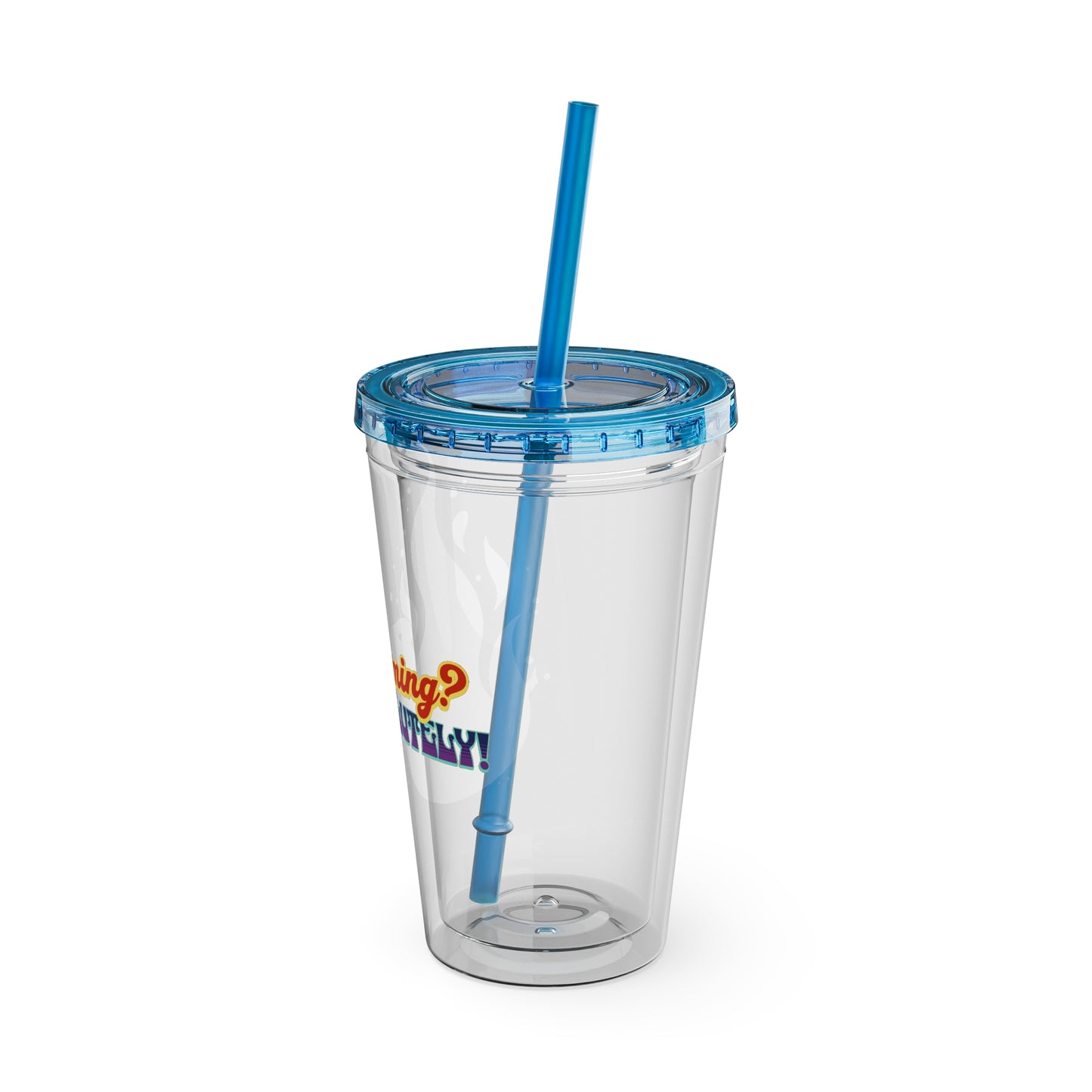Flaming Pride 16oz Insulated Tumbler with Straw