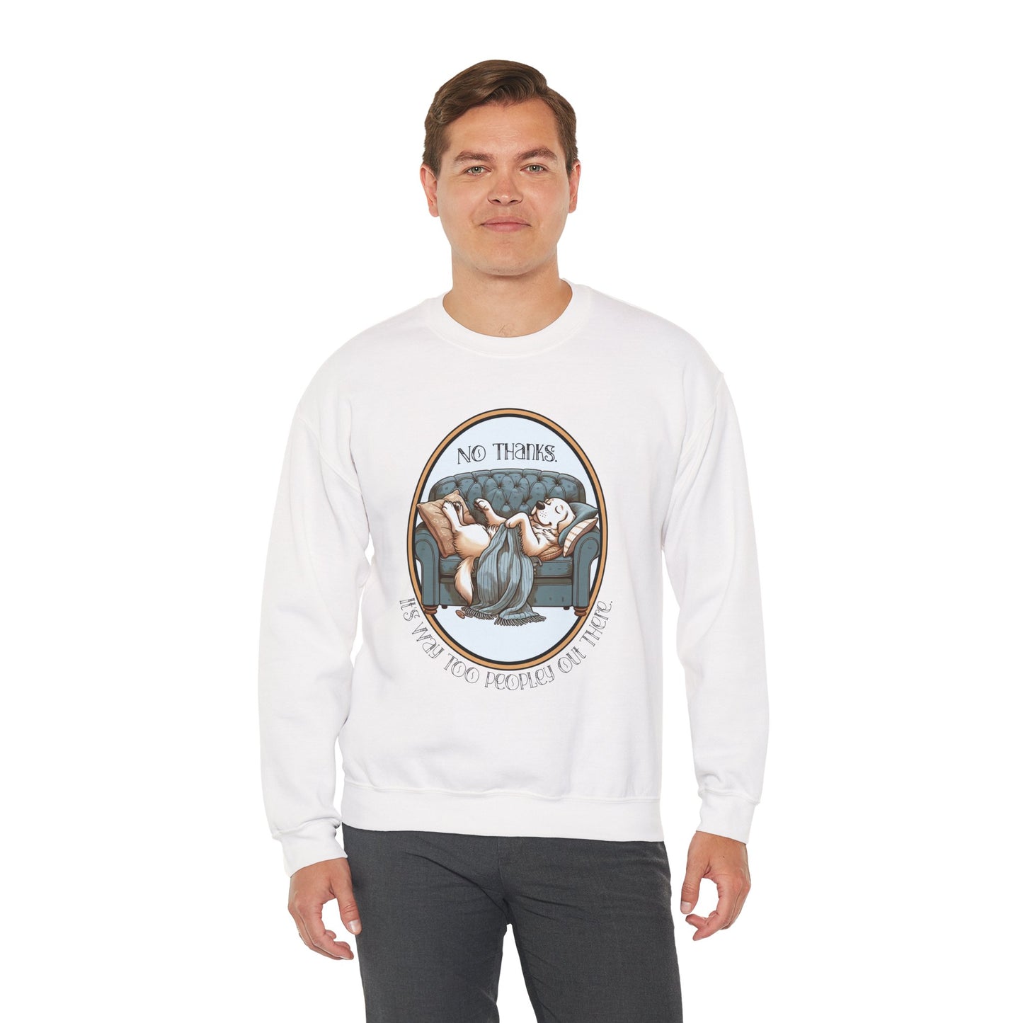 No Thanks Unisex Crewneck Sweatshirt