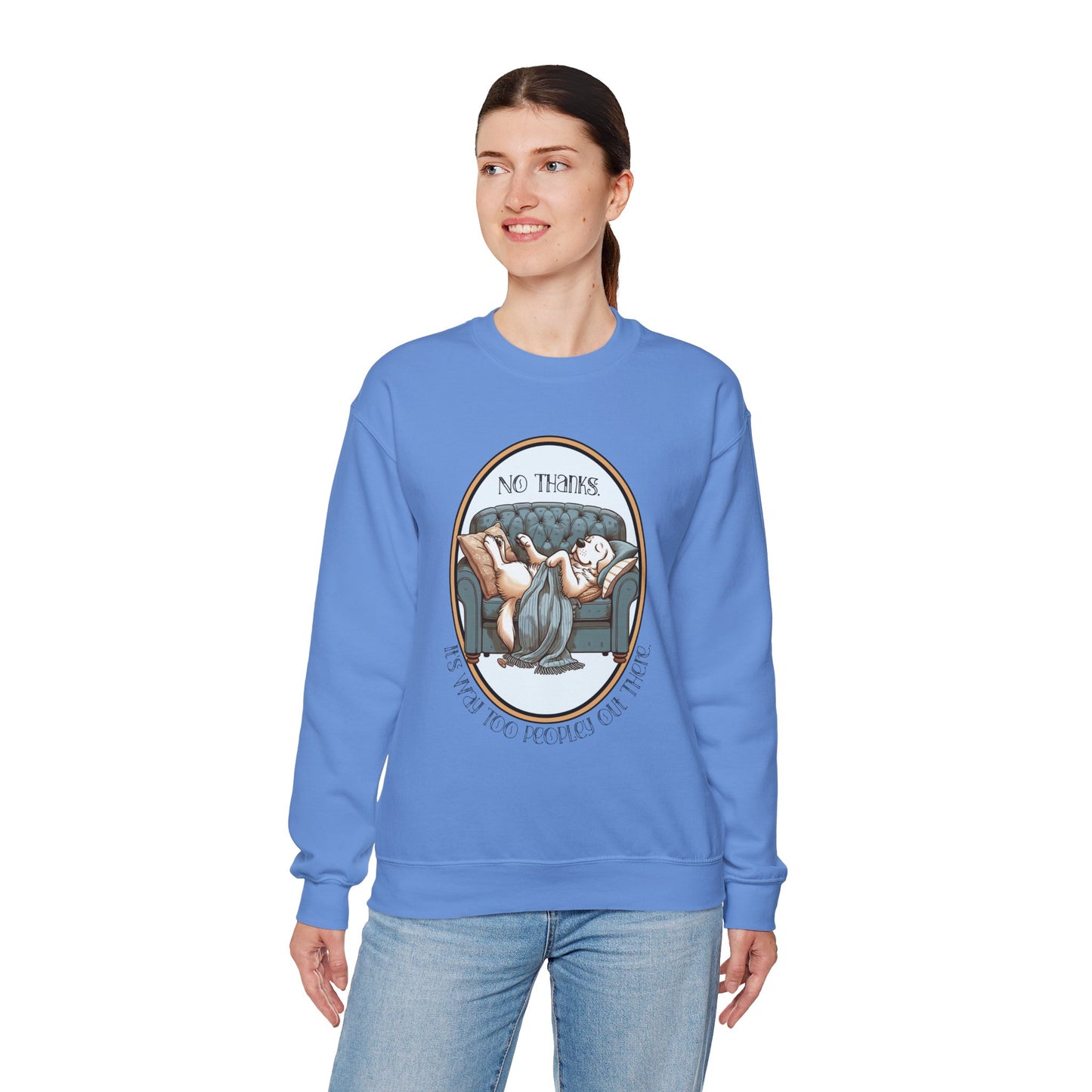 No Thanks Unisex Crewneck Sweatshirt