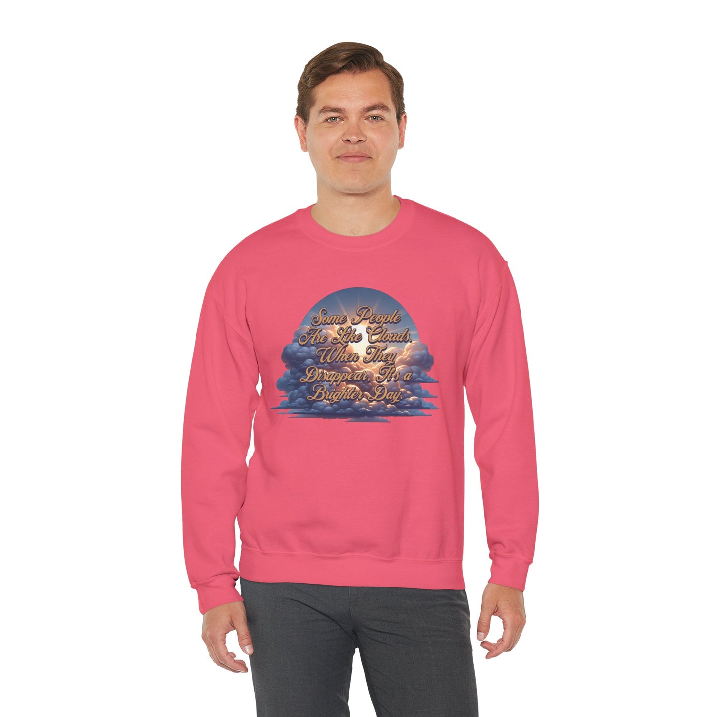 Cloudy People Unisex Crewneck Sweatshirt