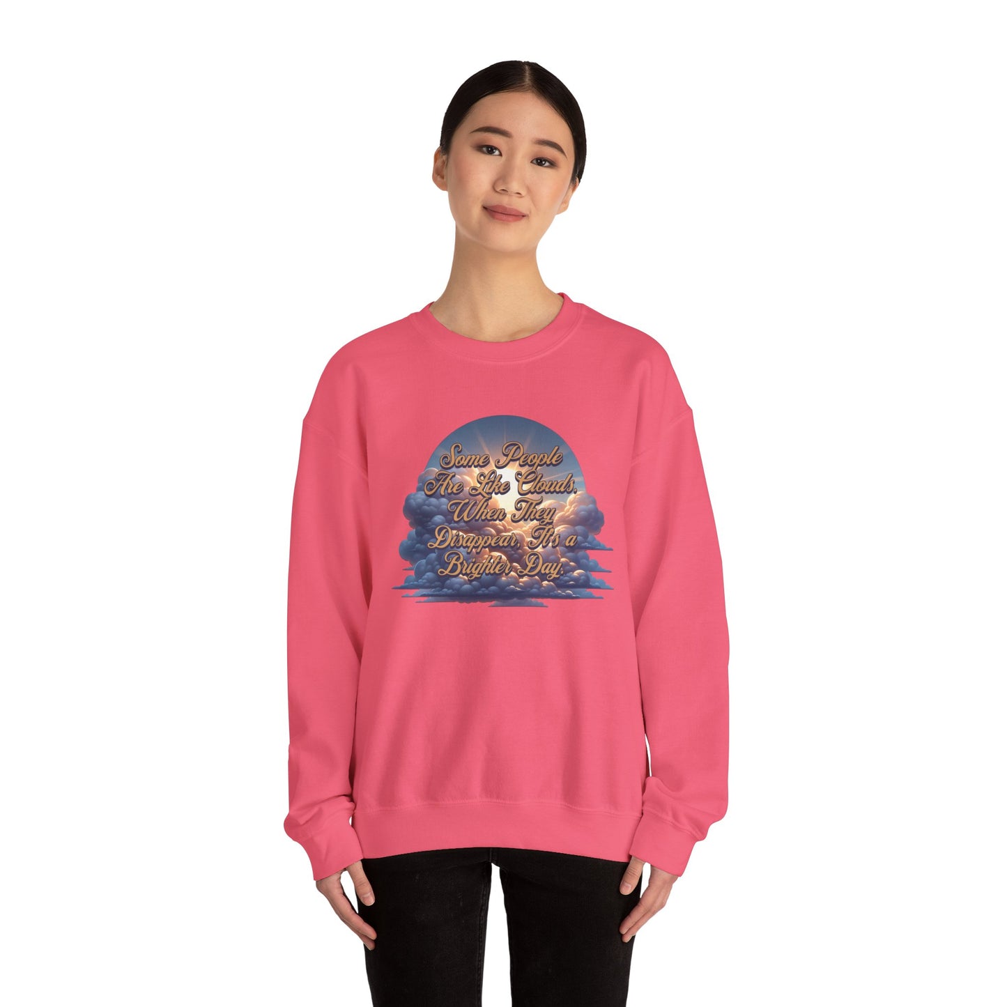 Cloudy People Unisex Crewneck Sweatshirt