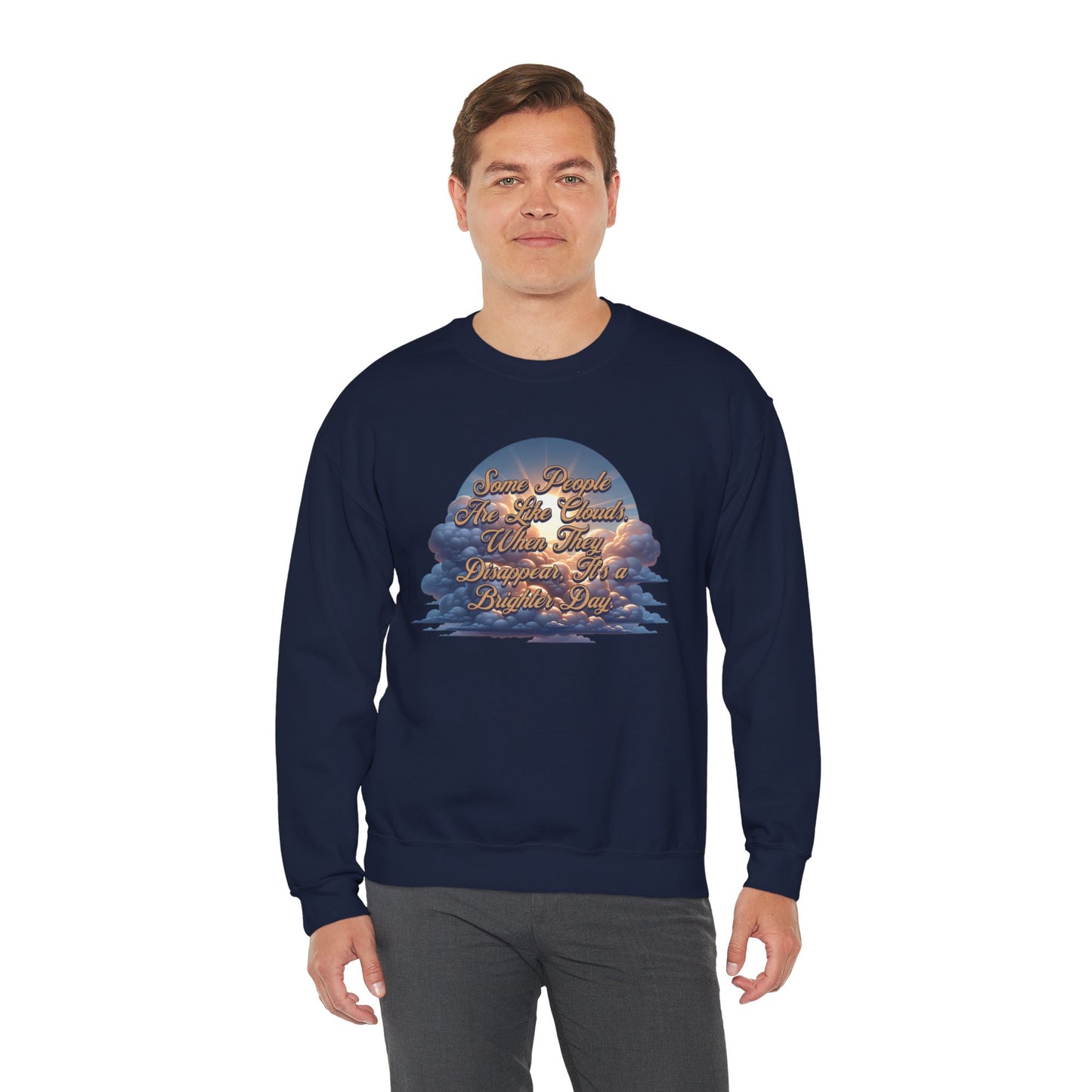 Cloudy People Unisex Crewneck Sweatshirt