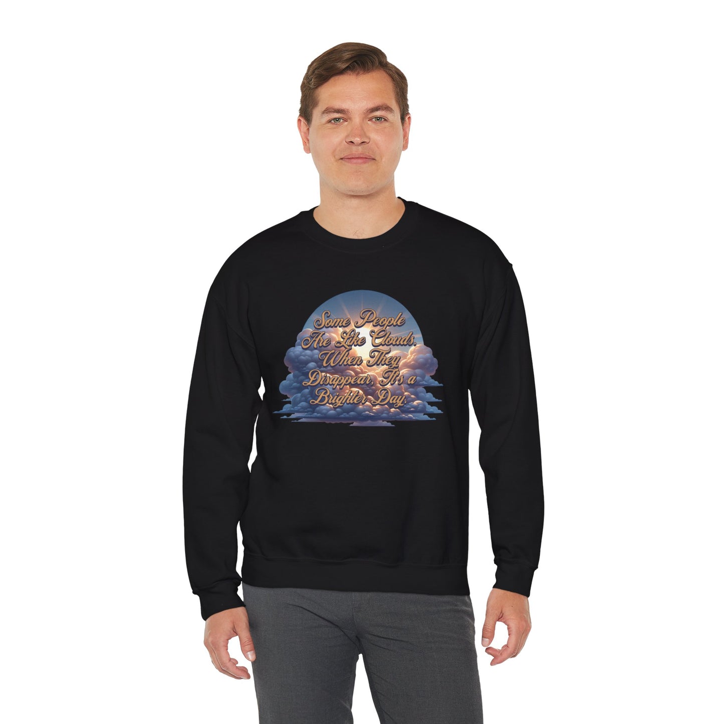 Cloudy People Unisex Crewneck Sweatshirt