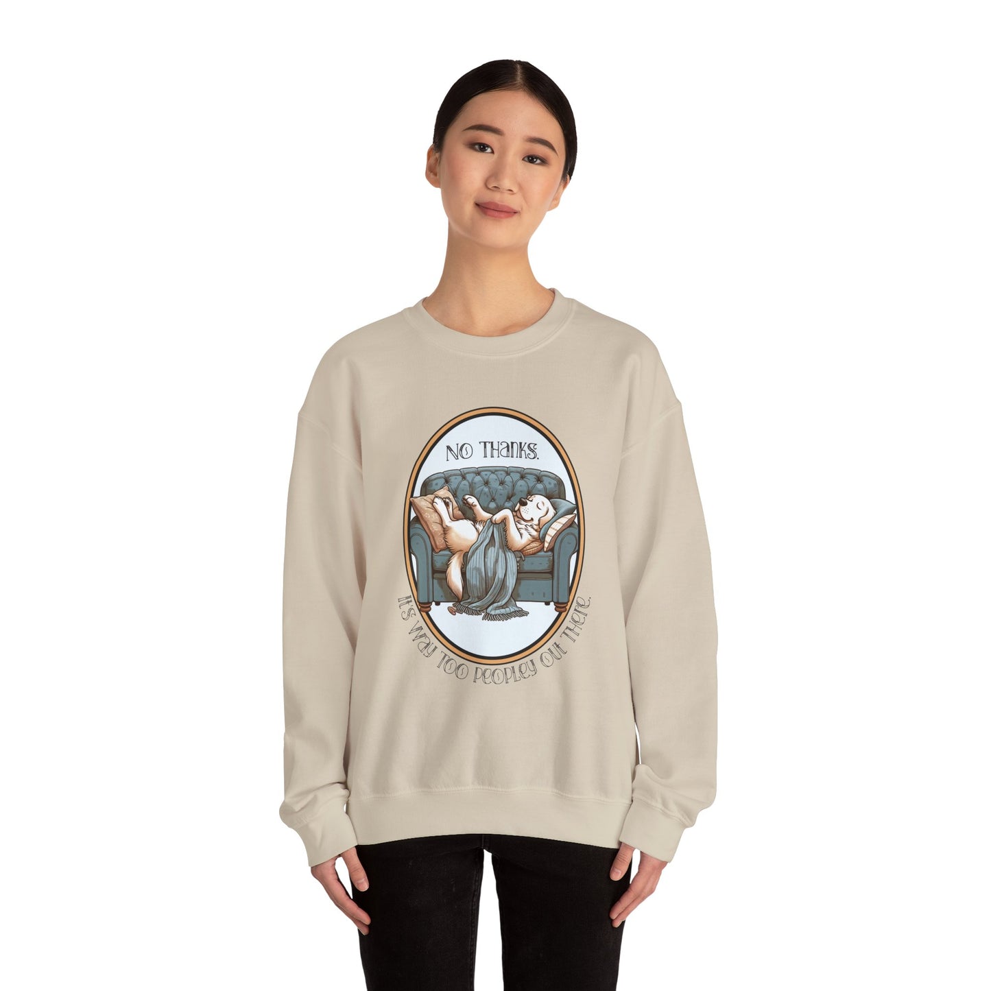 No Thanks Unisex Crewneck Sweatshirt