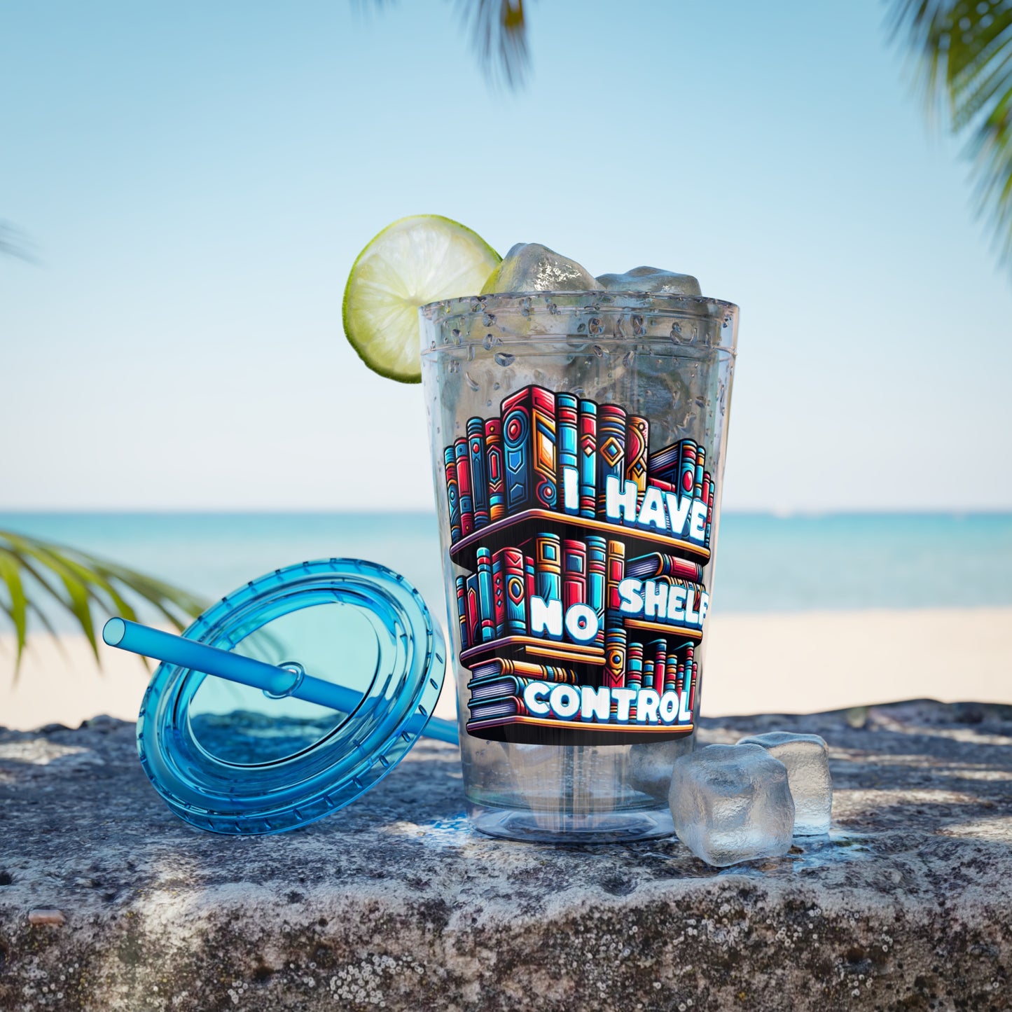 No Shelf Control 16oz Insulated Tumbler with Straw