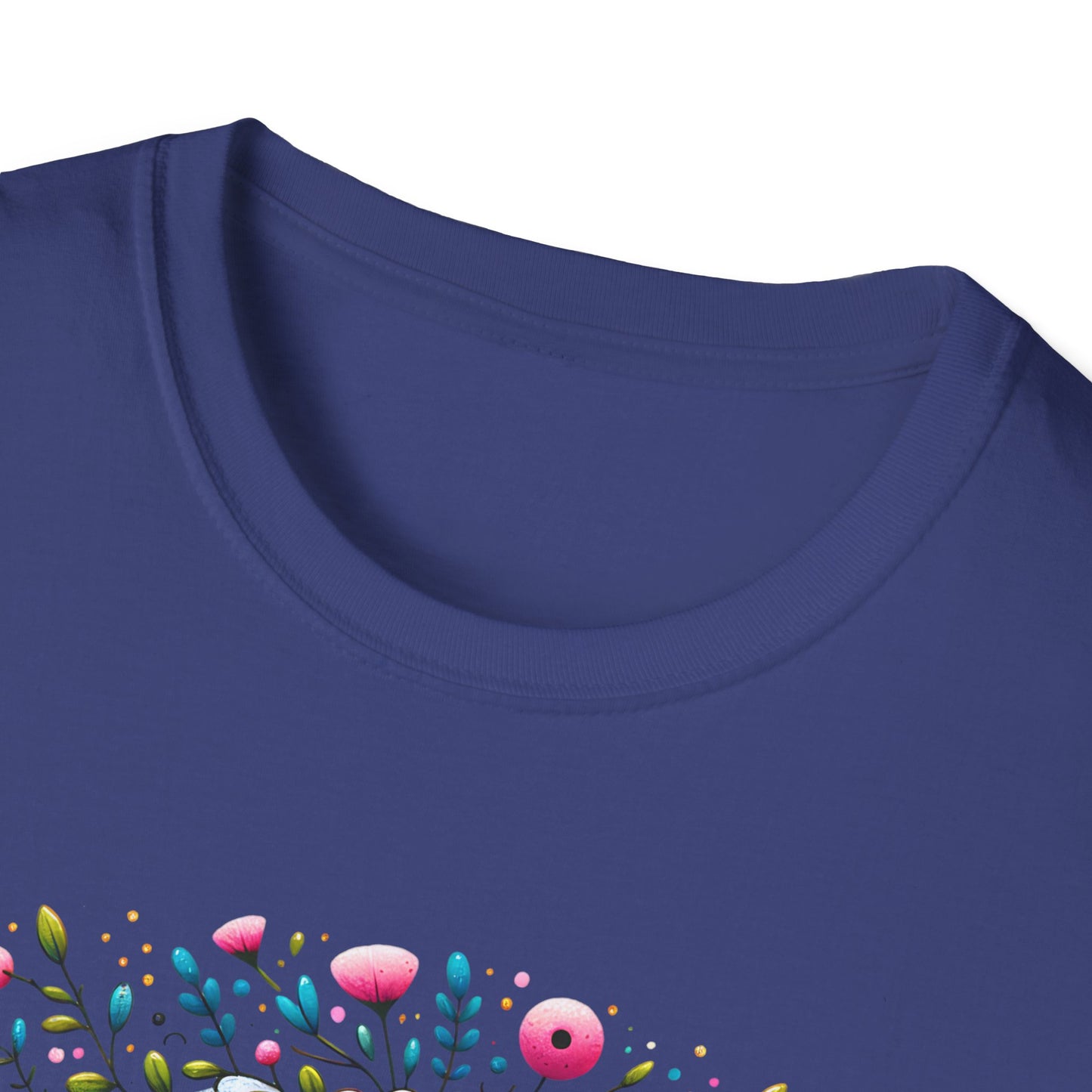 Floral Sugar Skull Unisex Graphic T-Shirt