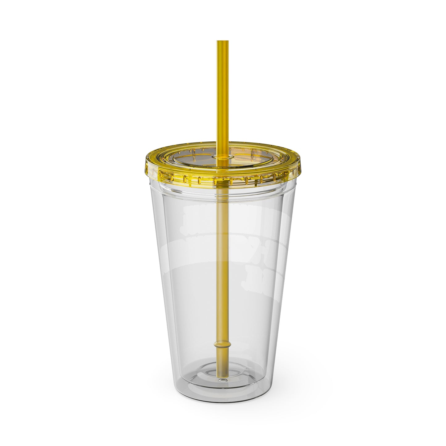 Overthinking. Overcaffeinated. Over It 16oz Insulated Tumbler with Straw