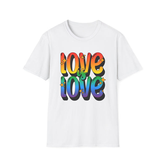 Love is Love Rainbow Unisex Graphic T-Shirt