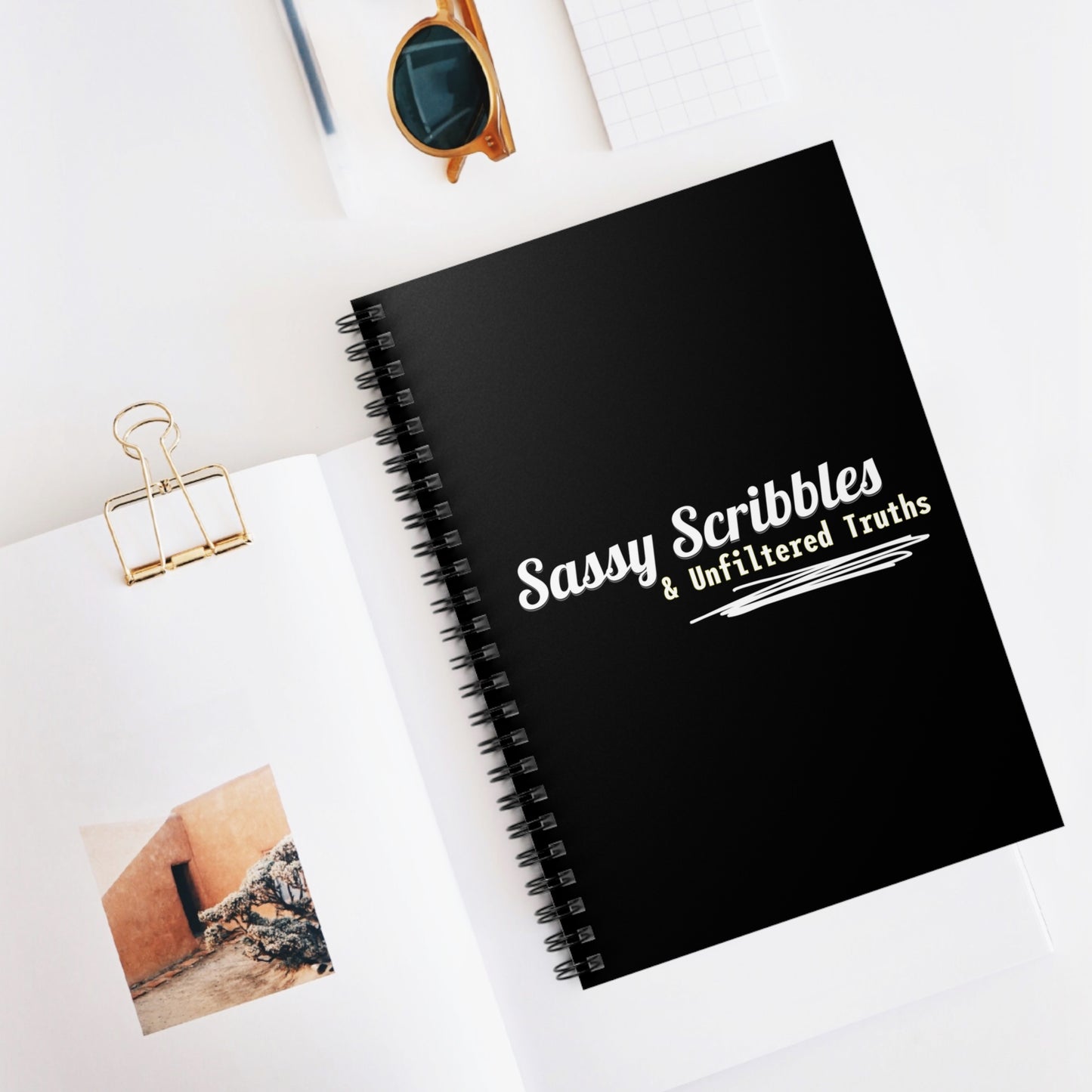 Sassy Scribbles & Unfiltered Truths Journal Notebook