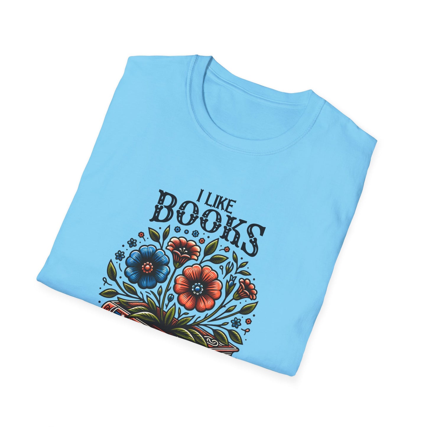 Books More Than People Unisex Graphic T-Shirt