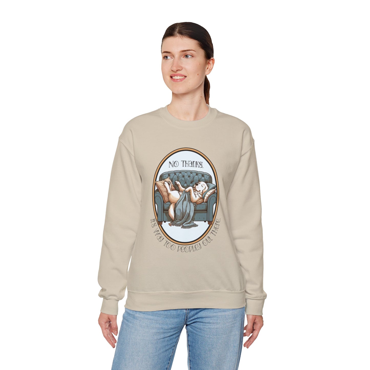 No Thanks Unisex Crewneck Sweatshirt
