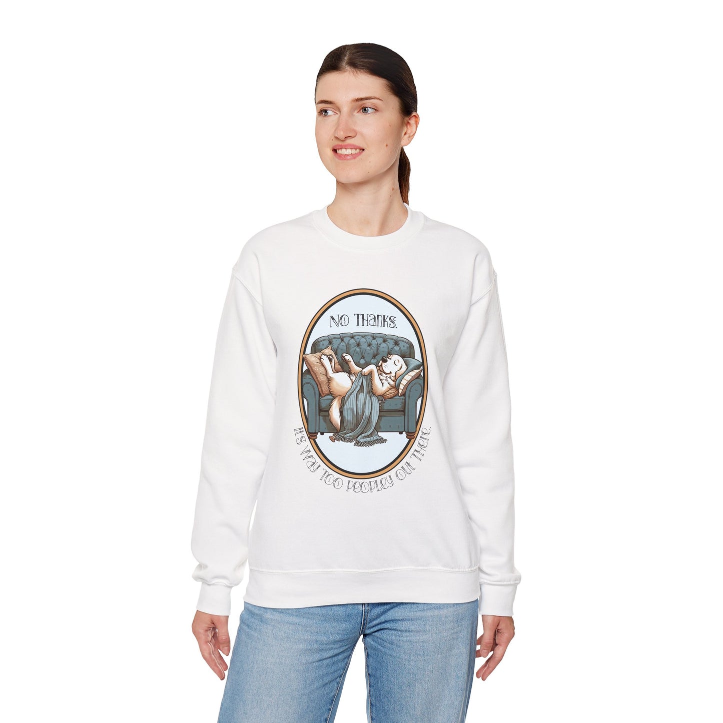 No Thanks Unisex Crewneck Sweatshirt