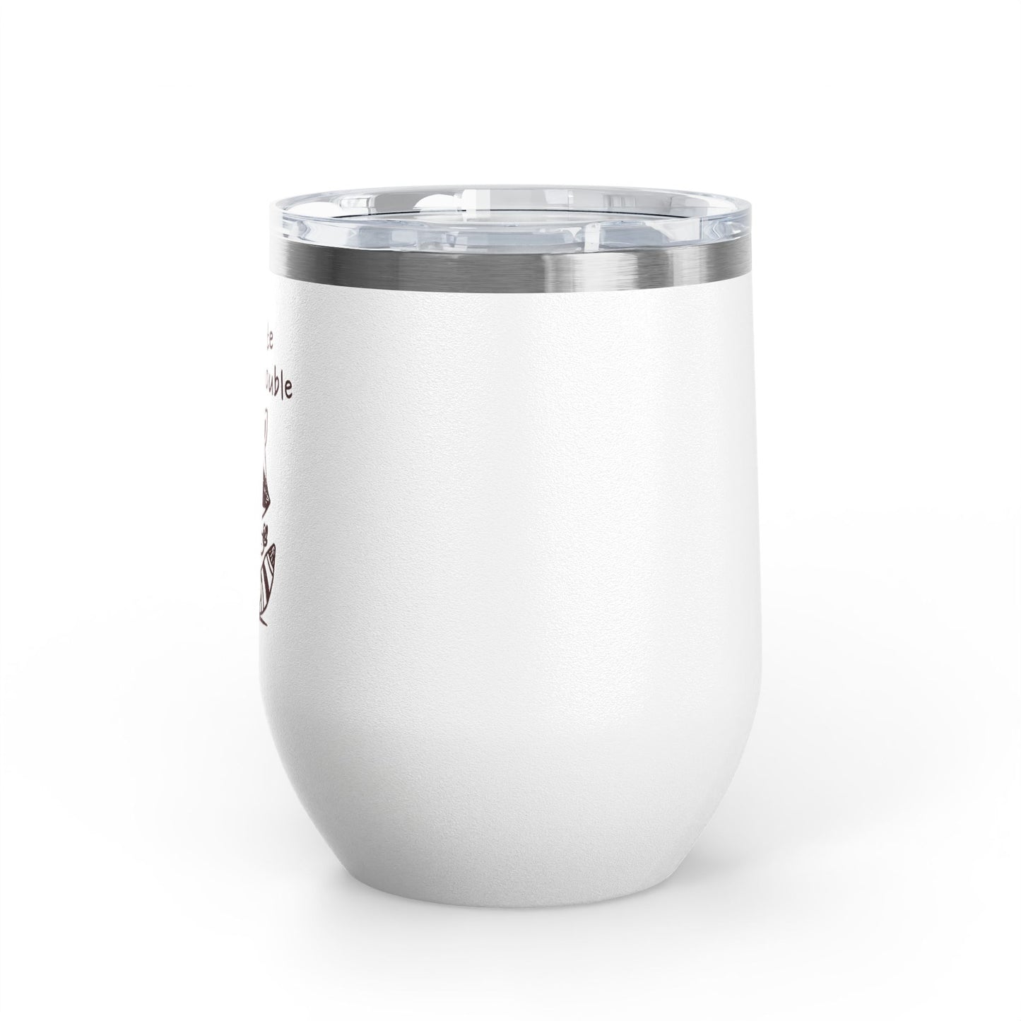 Namaste Outta Trouble 12oz. Insulated Wine Tumbler