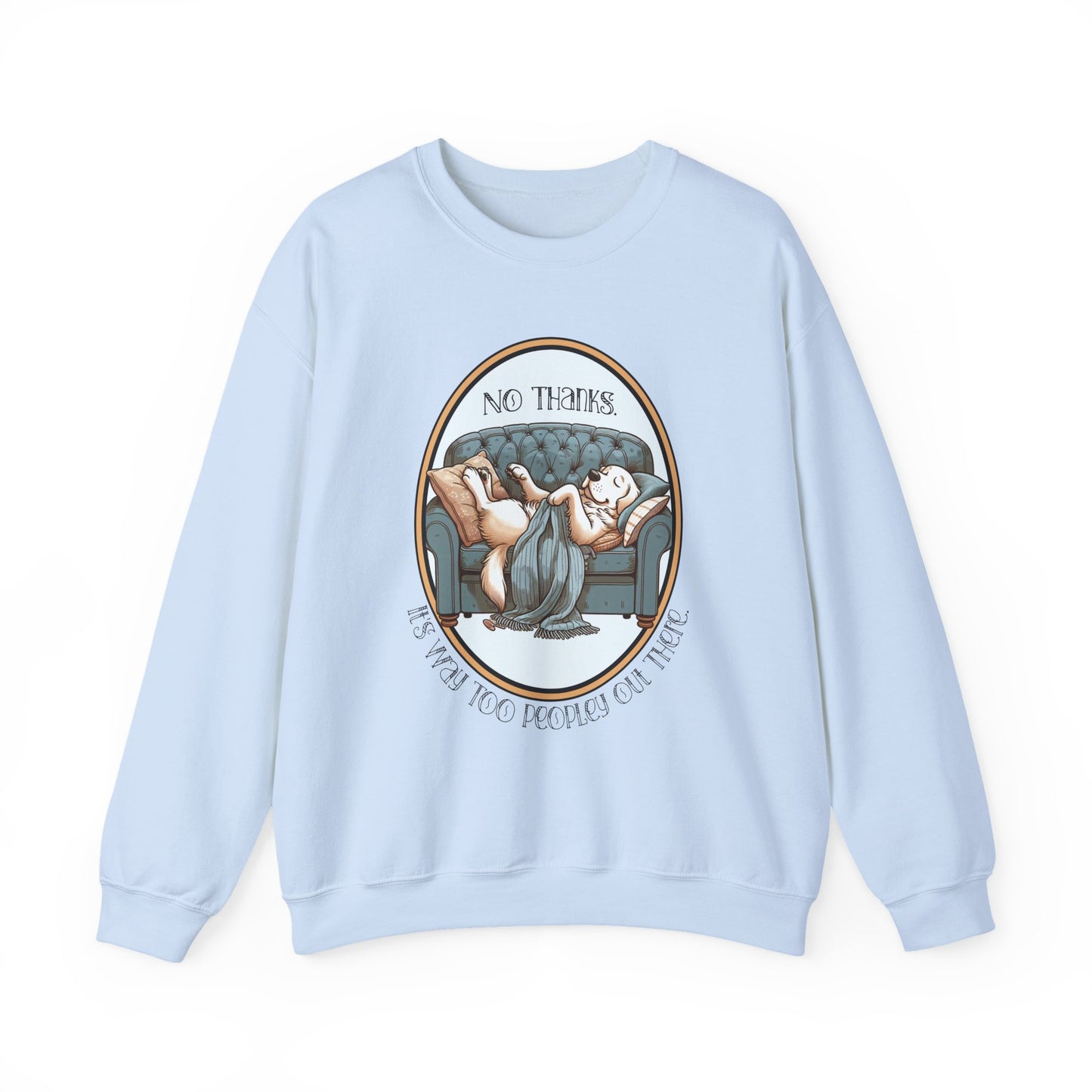No Thanks Unisex Crewneck Sweatshirt