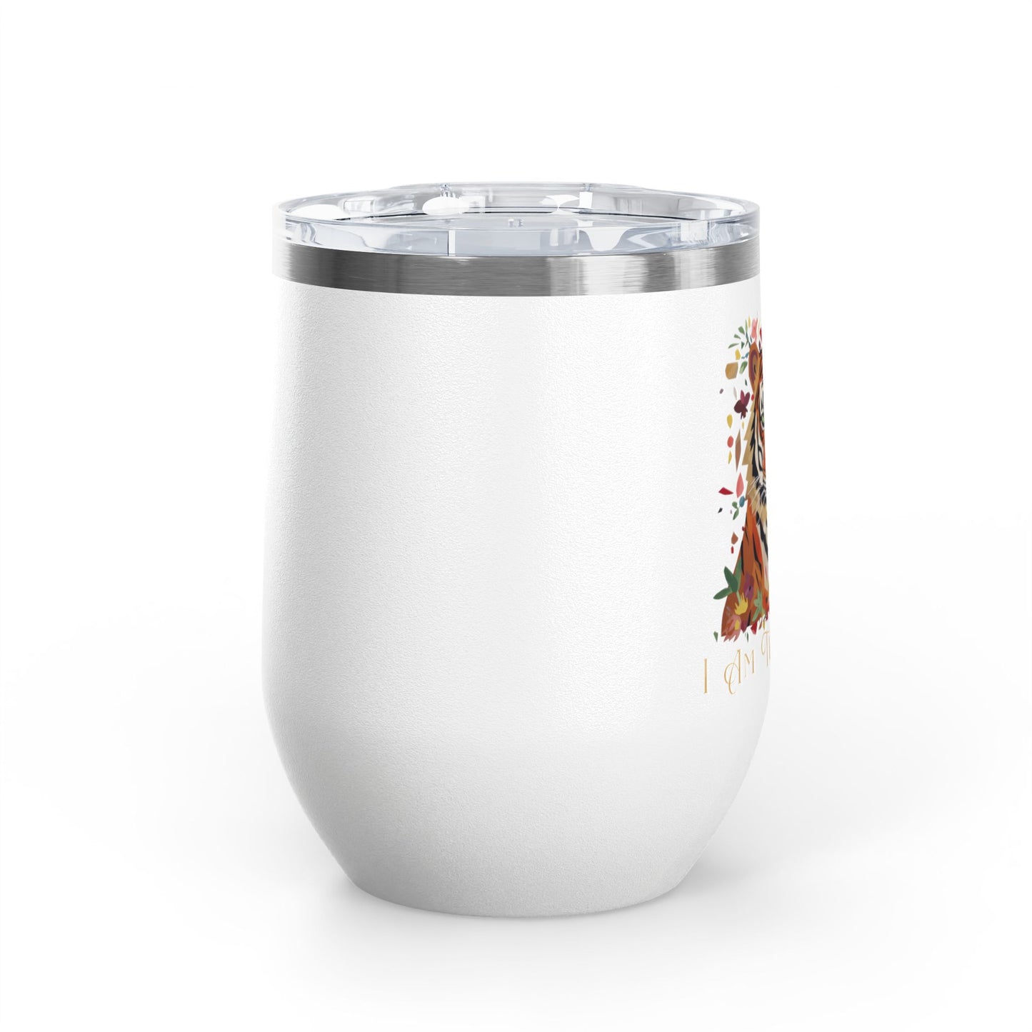 I Am The Drama Tiger 12oz Insulated Wine Tumbler