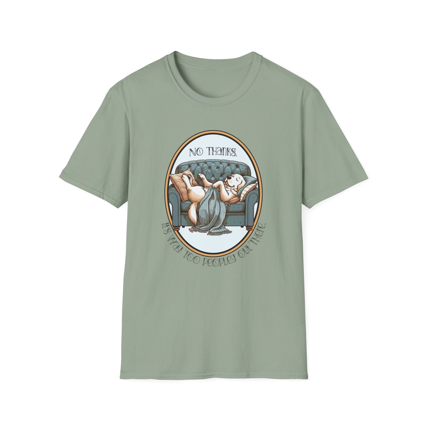 Way Too Peopley Out There Unisex Graphic T-Shirt