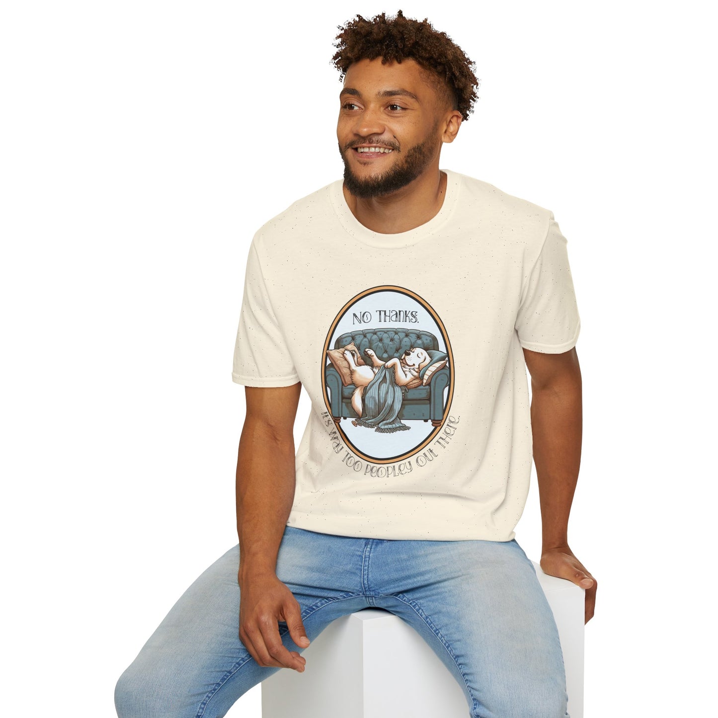 Way Too Peopley Out There Unisex Graphic T-Shirt