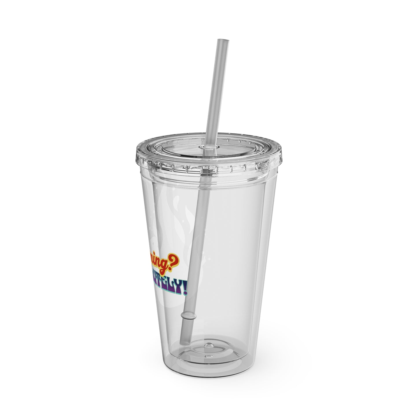 Flaming Pride 16oz Insulated Tumbler with Straw