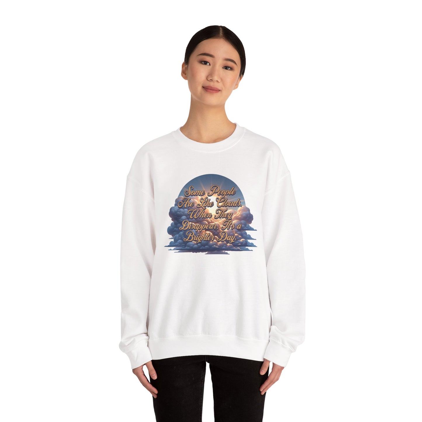 Cloudy People Unisex Crewneck Sweatshirt