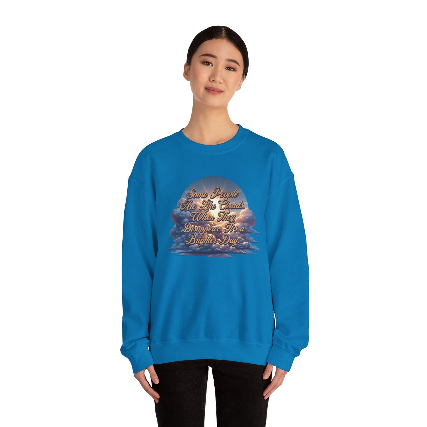 Cloudy People Unisex Crewneck Sweatshirt
