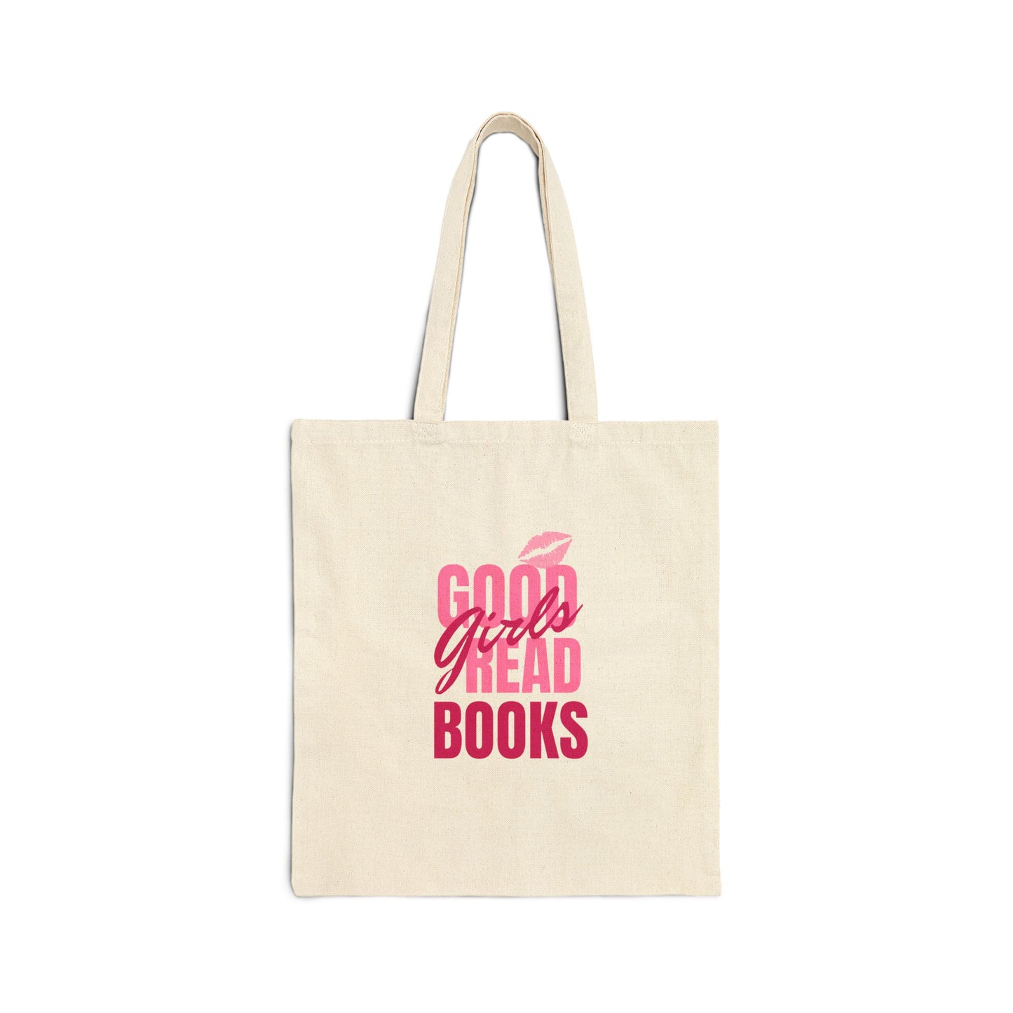 Good Girls Read Books Cotton Canvas Tote Bag