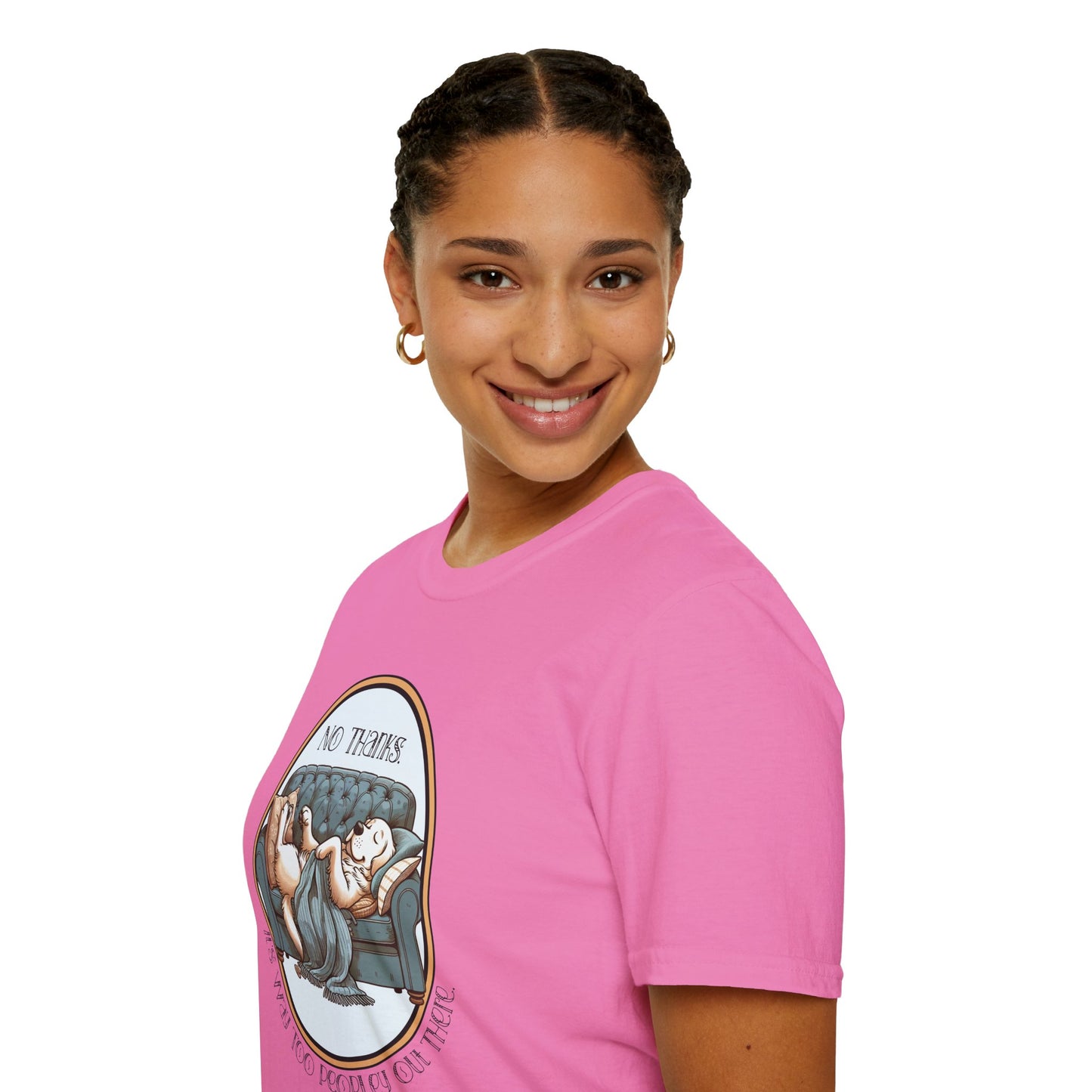 Way Too Peopley Out There Unisex Graphic T-Shirt