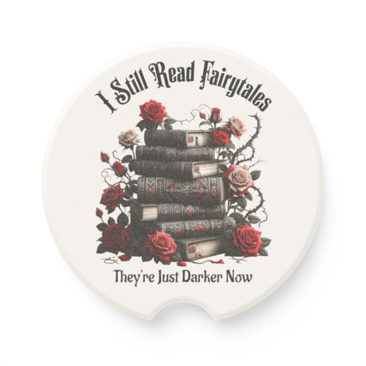 Dark Fairytale Soapstone Car Coaster Set of 1 or 2