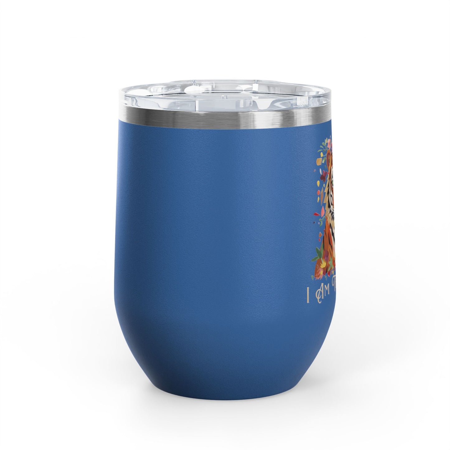 I Am The Drama Tiger 12oz Insulated Wine Tumbler