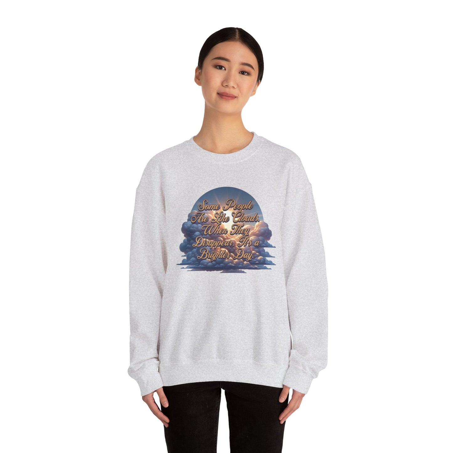 Cloudy People Unisex Crewneck Sweatshirt