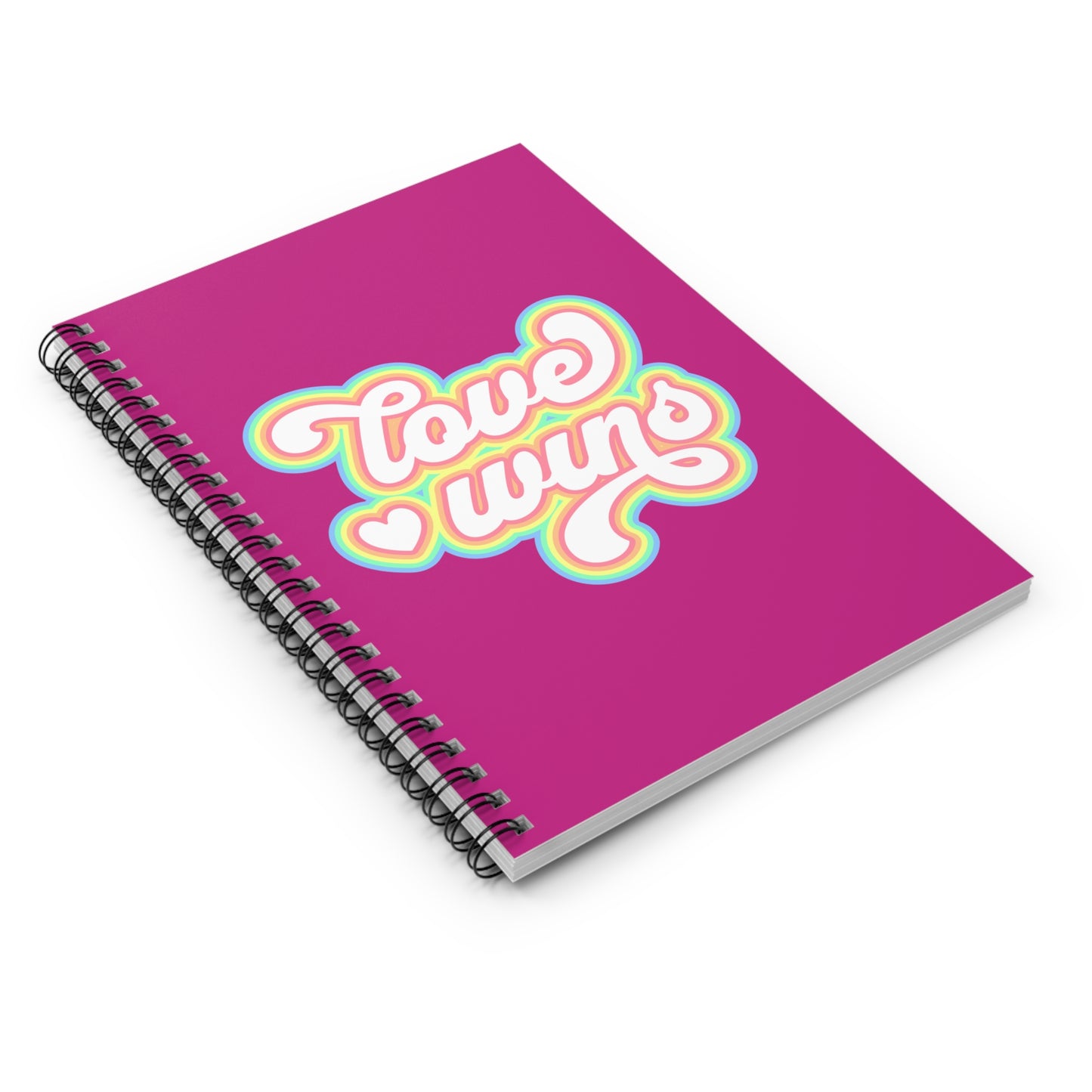 Love Wins Spiral Journal Notebook