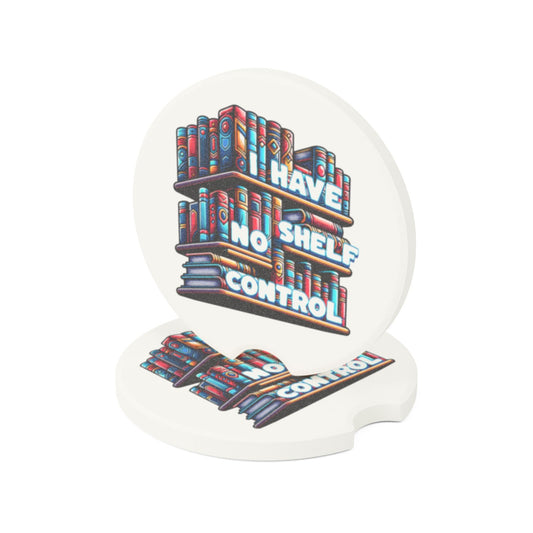 No Shelf Control Soapstone Car Coaster Set of 1 or 2