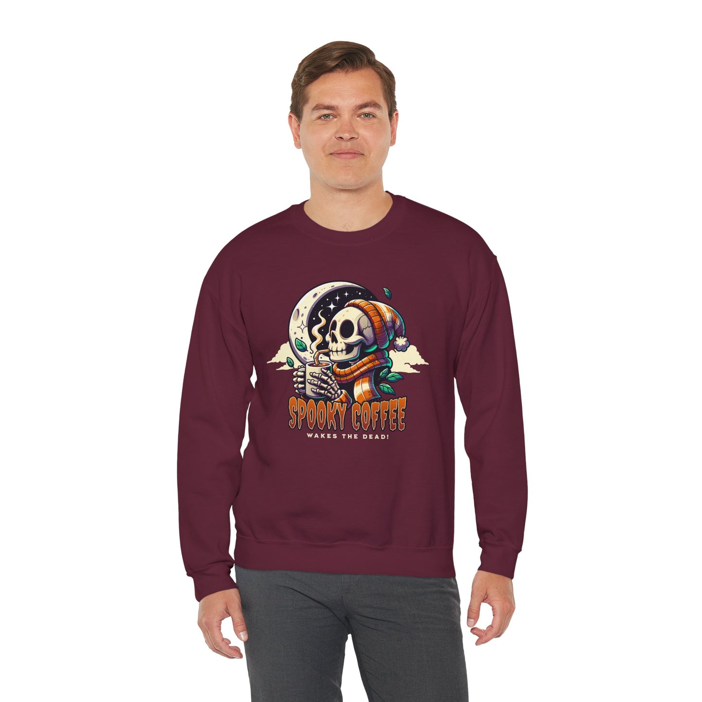 Spooky Coffee Crewneck Sweatshirt