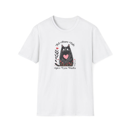 Pet More Cats Give Less F*cks Unisex T-Shirt
