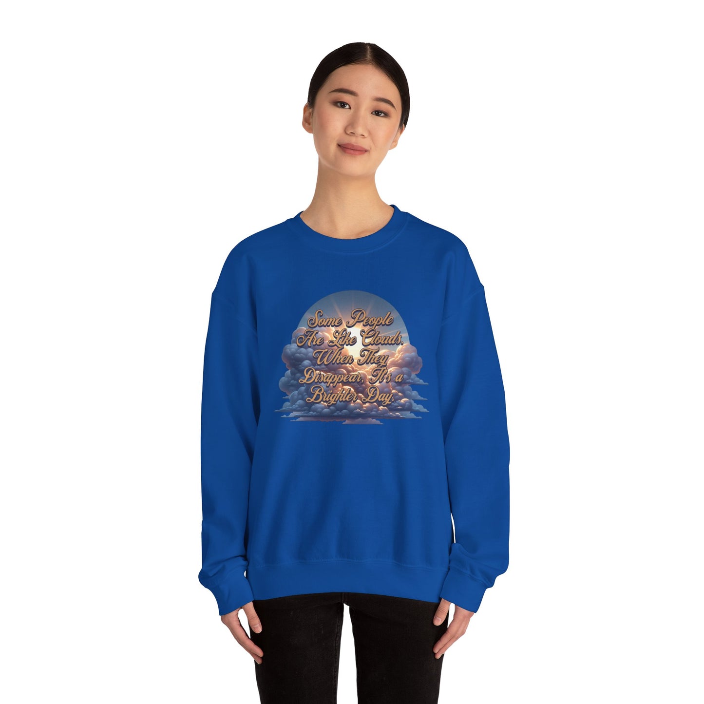 Cloudy People Unisex Crewneck Sweatshirt