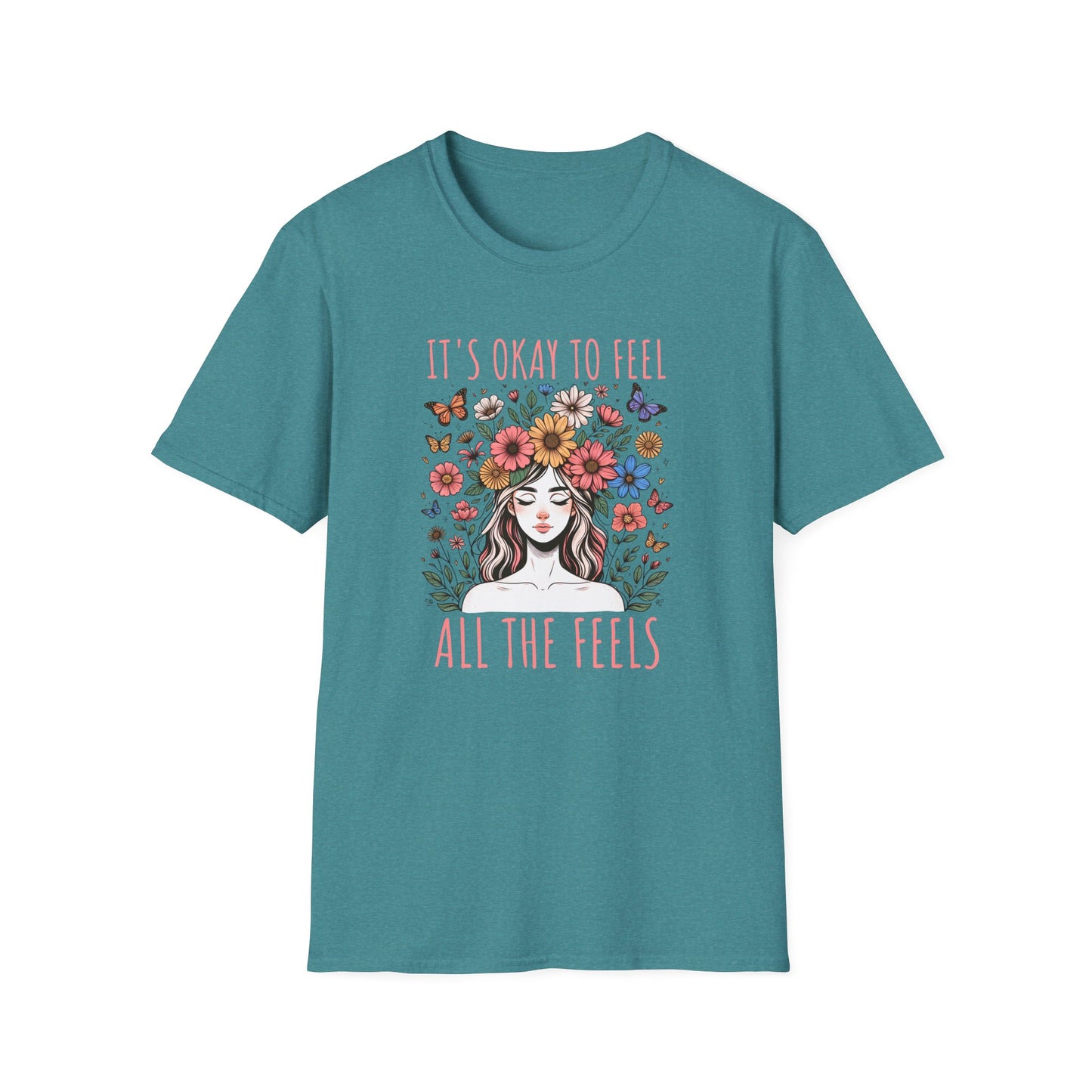 It's Okay to Feel All the Feels Unisex Graphic T-Shirt