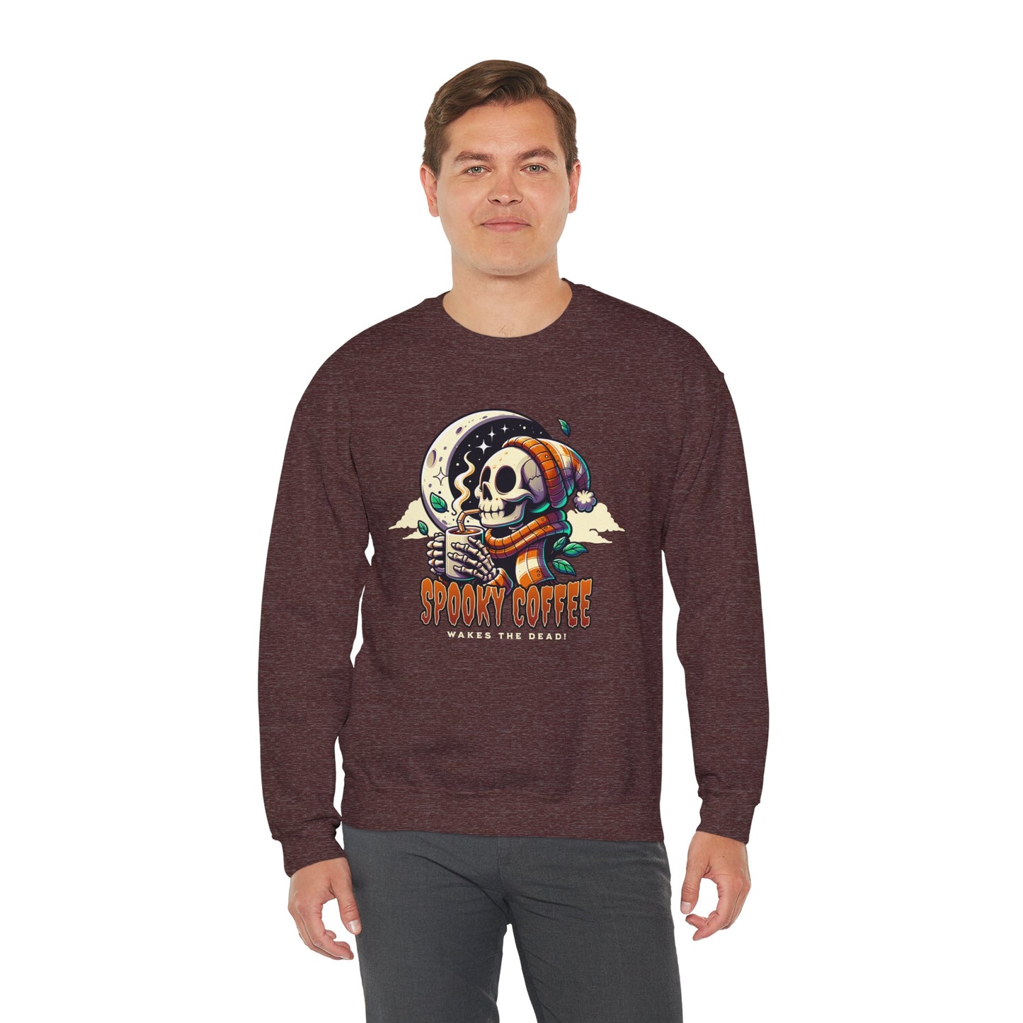 Spooky Coffee Crewneck Sweatshirt