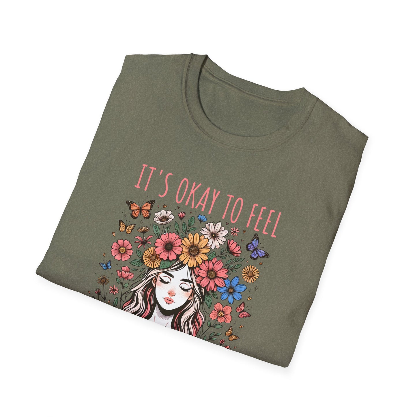 It's Okay to Feel All the Feels Unisex Graphic T-Shirt