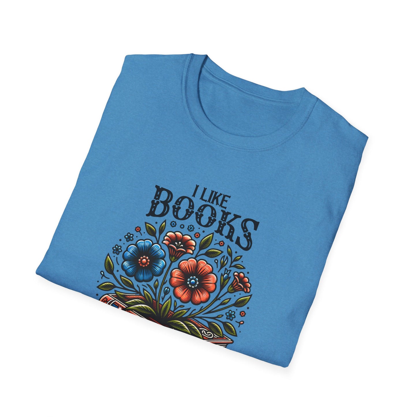 Books More Than People Unisex Graphic T-Shirt