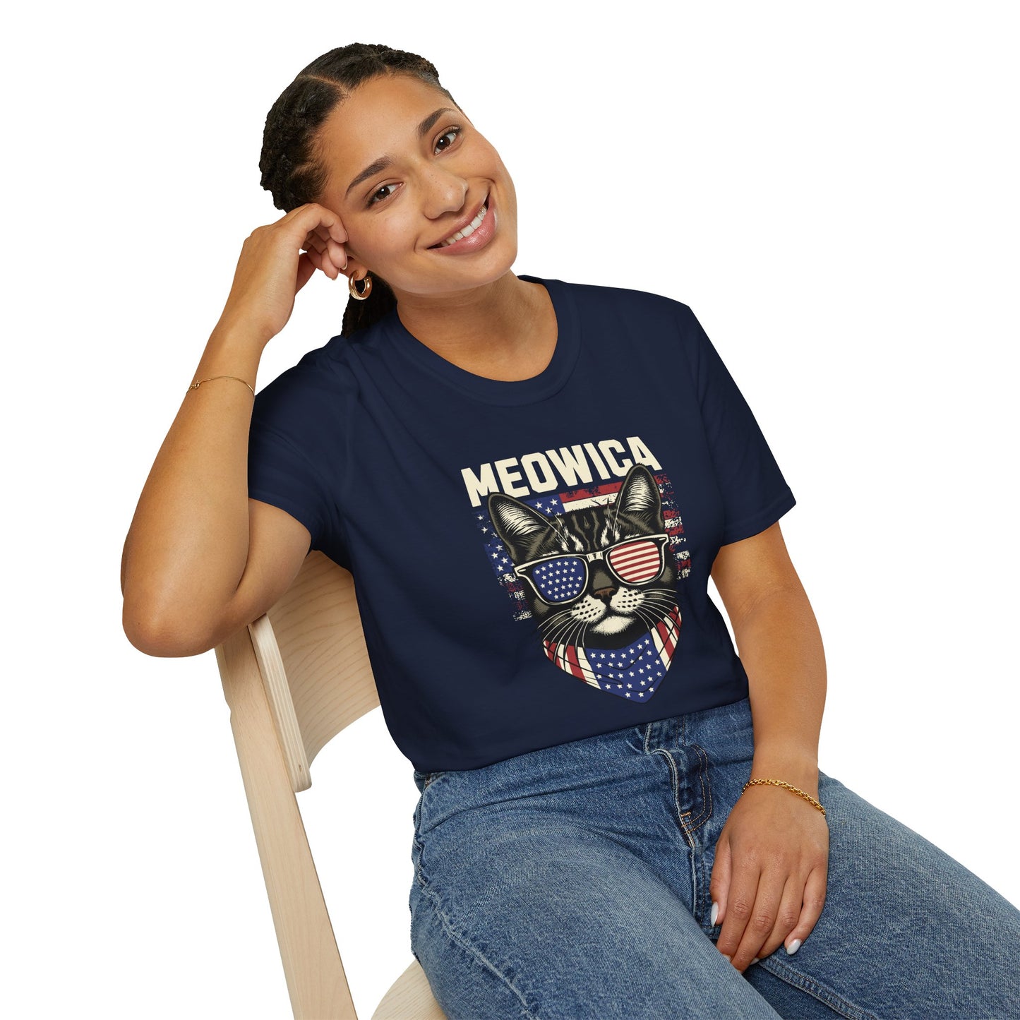 Meowica Cat Unisex Graphic T-Shirt
