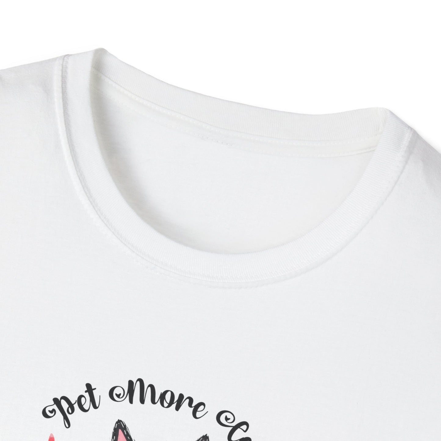 Pet More Cats Give Less F*cks Unisex T-Shirt