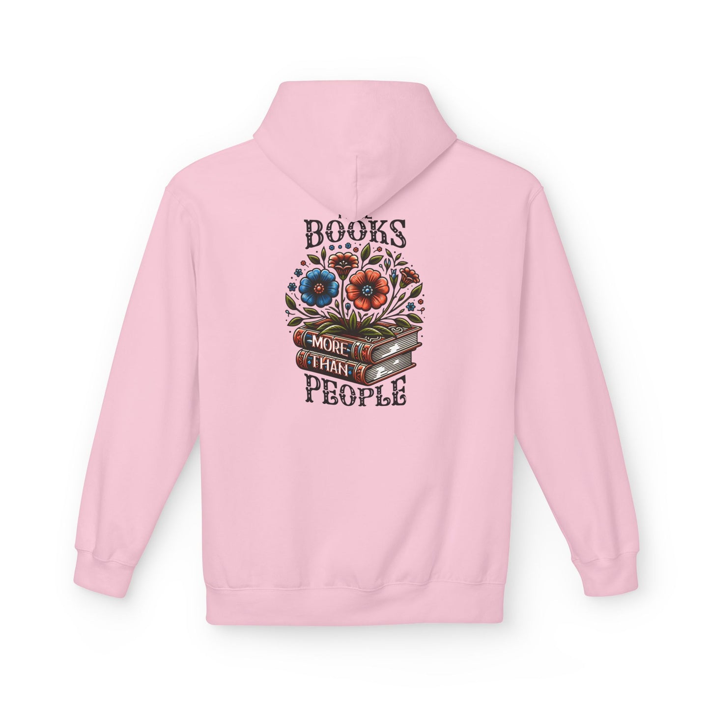 Books More Than People Unisex Hooded Sweatshirt