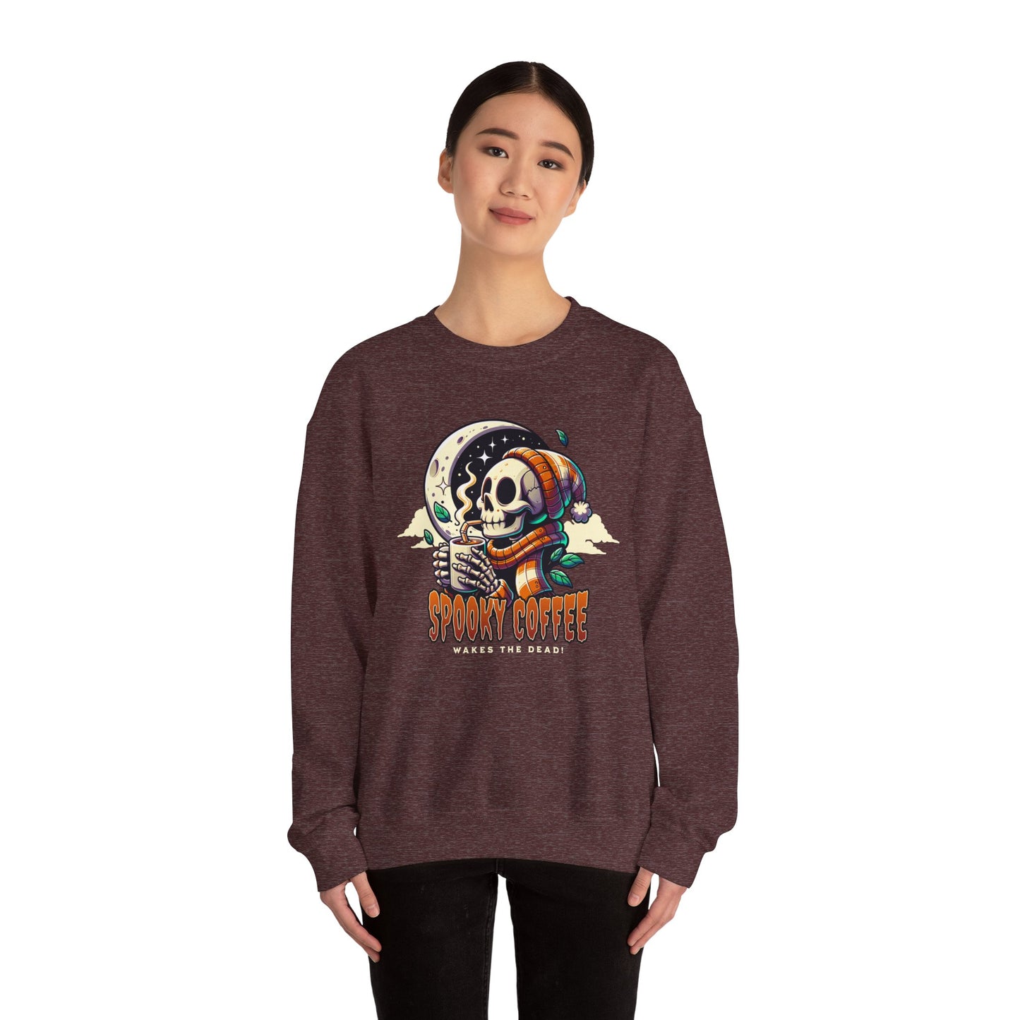 Spooky Coffee Crewneck Sweatshirt